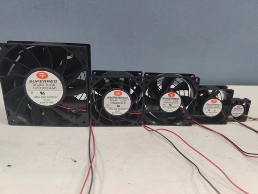 মিনি OEM DC অক্ষীয় প্রবাহ কুলিং ফ্যান 120x120x38mm 12v 24v 48v
