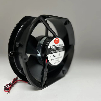 150g DC Brushless কুলিং ফ্যান প্লাস্টিক PBT 94V0 ফ্রেম / ইম্পেলার রাউন্ড স্টাইল