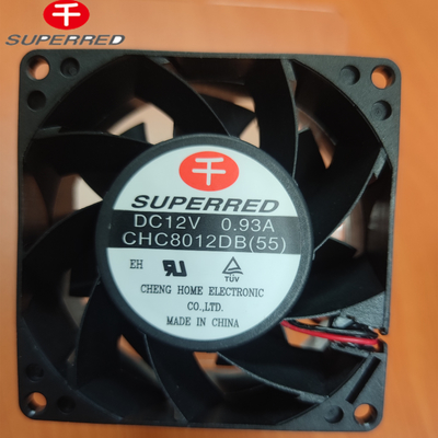 নীরব এবং শক্তিশালী 12V ডিসি কম্পিউটার ফ্যান AWG26 ঠান্ডা জন্য লিডওয়্যার