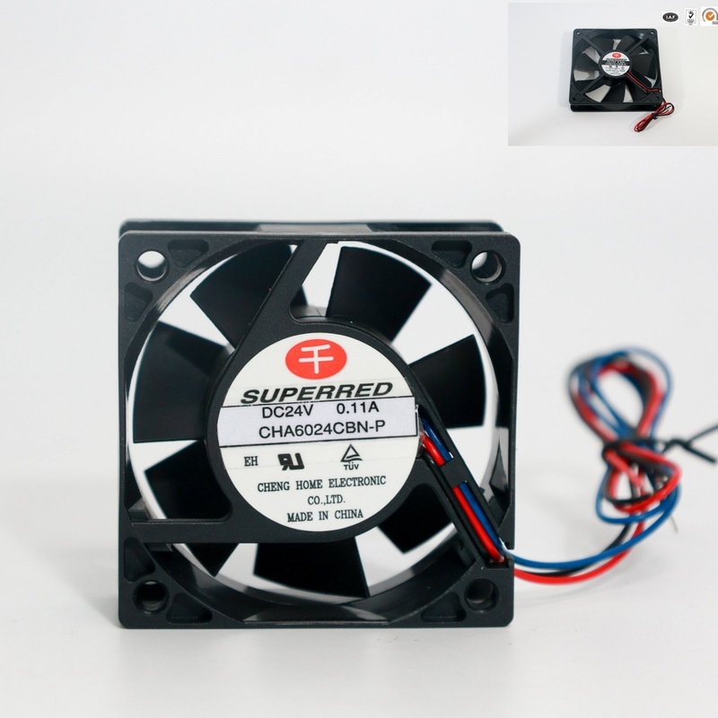 সিগন্যাল আউটপুট বিকল্প সহ প্লাস্টিক PBT DC CPU ফ্যান 80 X 80 X 25mm